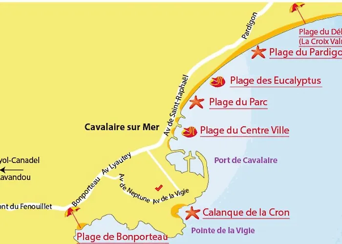 Apartman Sette B Locations T1 Bas Cavalaire-sur-Mer